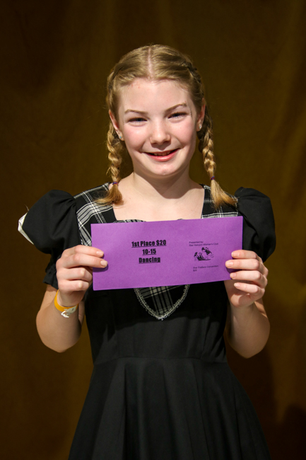 Dannie Leih Stegall, 1st Place 10-15 Dancing at the 2025 Star Fiddlers' Convention – photo © G Nicholas Hancock