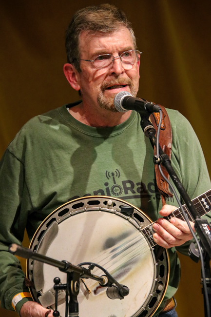 Jeff Hayes with River Ridge Bluegrass Band at the 2025 Star Fiddlers' Convention – photo © G Nicholas Hancock