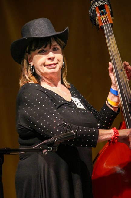 Judy Triplette with The Wilkes Record Players at the 2025 Star Fiddlers' Convention – photo © G Nicholas Hancock