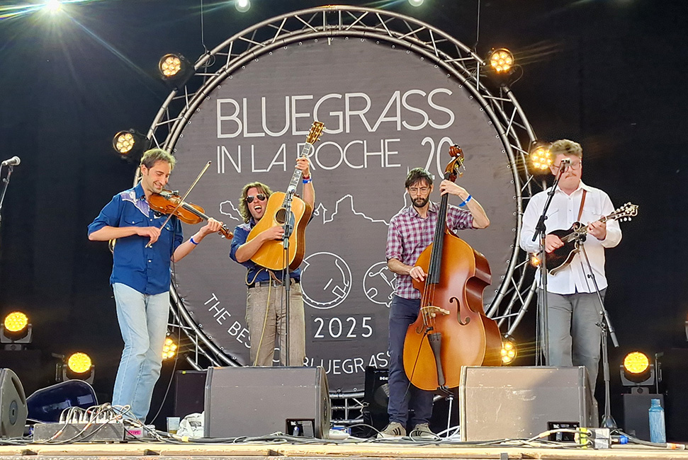 The Often Herd at Bluegrass in La Roche 2025 - photo © Angelika Hernmarck