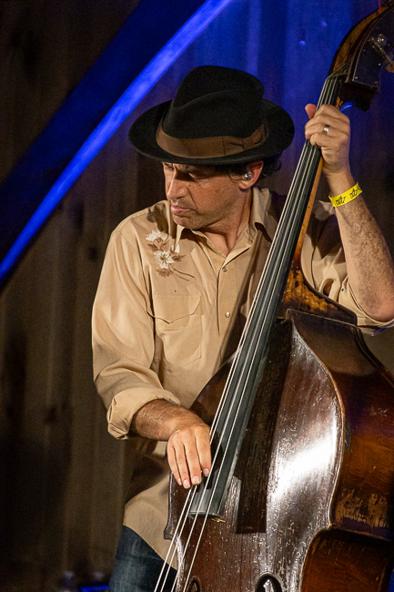 Barrett Smith with Steep Canyon Rangers at the summer 2025 Gettysburg Bluegrass Festival - photo © Frank Baker