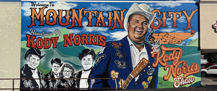 Kody Norris Show mural
