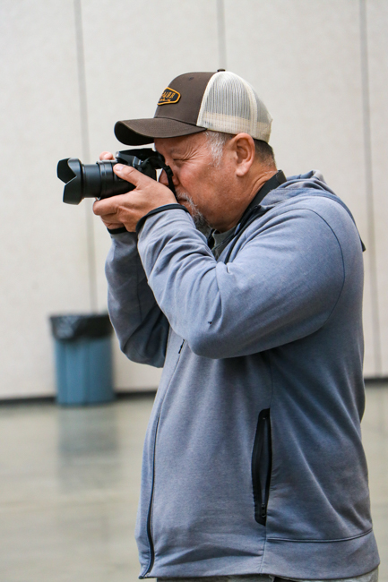 Christopher Quale a proud Kids on Bluegrass dad - IBMA 2025 - photo © G Nicholas Hancock