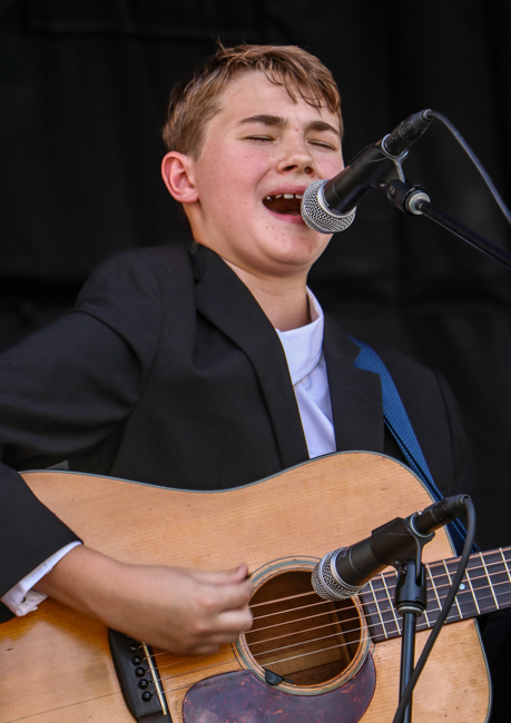 Sam Schoonover at Kids on Bluegrass - IBMA 2025 - photo © G Nicholas Hancock