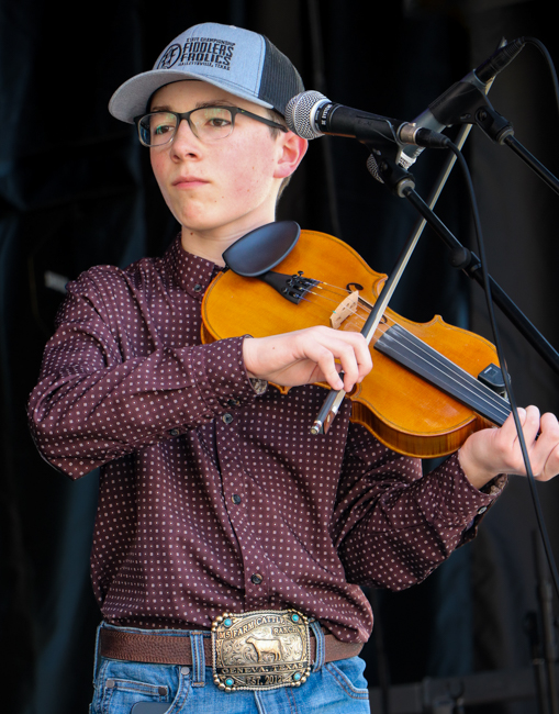 Luke Moody at Kids on Bluegrass - IBMA 2025 - photo © G Nicholas Hancock