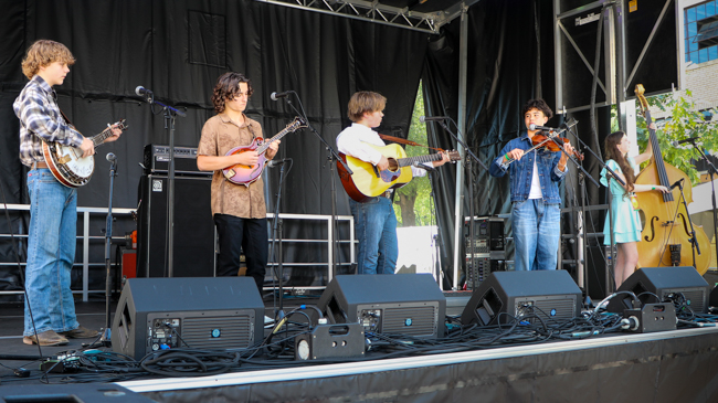 Kids on Bluegrass Red Band - IBMA 2025 - photo © G Nicholas Hancock
