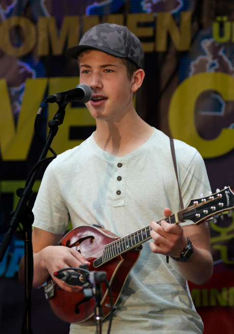 Orson Cornett at Kids on Bluegrass - IBMA 2025 - photo © G. Nicholas Hancock