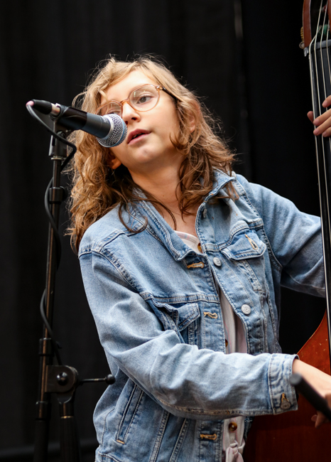 Winnie Schwartz at Kids on Bluegrass - IBMA 2025 - photo © G. Nicholas Hancock