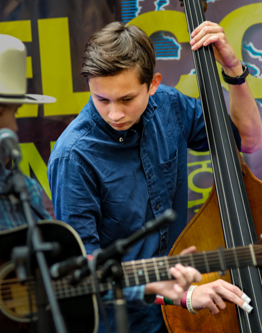 Elijah Freeman of the KOB Yellow Band - IBMA 2025 - photo © G. Nicholas Hancock