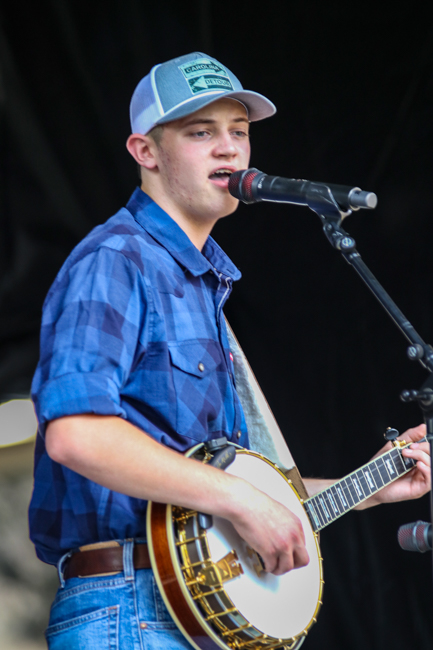 Malachi Bulman with Carolina Detour on the Youth Stage - IBMA 2025 - photo © G. Nicholas Hancock