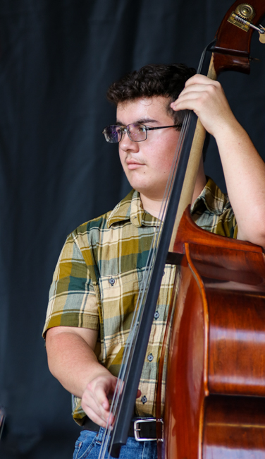 Ethan Chappell with Creekwater Collective on the Youth Stage - IBMA 2025 - photo © G. Nicholas Hancock