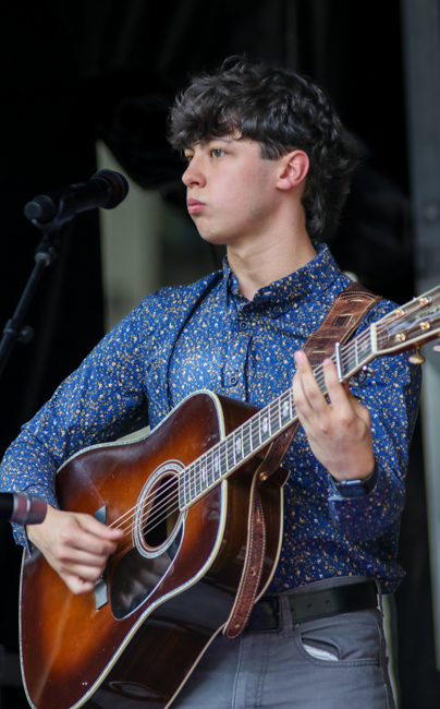 JonPaul Sepulveda with Creekwater Collective on the Youth Stage - IBMA 2025 - photo © G. Nicholas Hancock