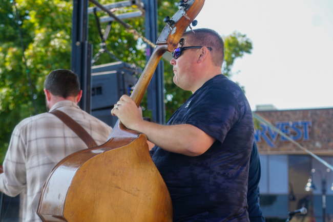 Kyle Perkins with The Grascals at the 2025 Bluegrass & Chili Festival in Oklahoma - photo © Pamm Tucker