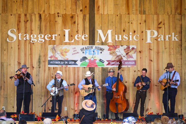Willie Wells & The Blue Ridge Mountain Grass at Headin’ Home Fest 2025 - photo courtesy of the festival