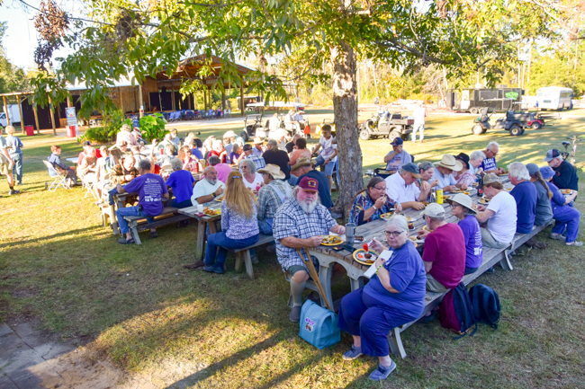 Potluck dinner at Headin’ Home Fest 2025 - photo courtesy of the festival