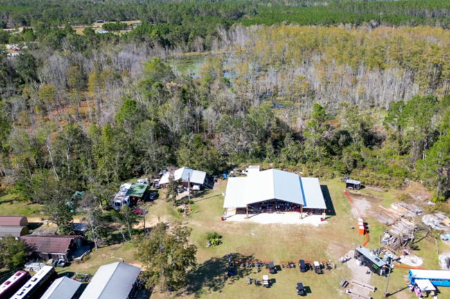 Campground drone shot of Headin’ Home Fest 2025 - photo courtesy of the festival