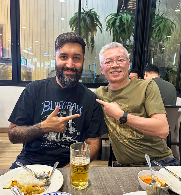 Sunny Sachdev and Kaz Inaba in Bangkok, November 2025