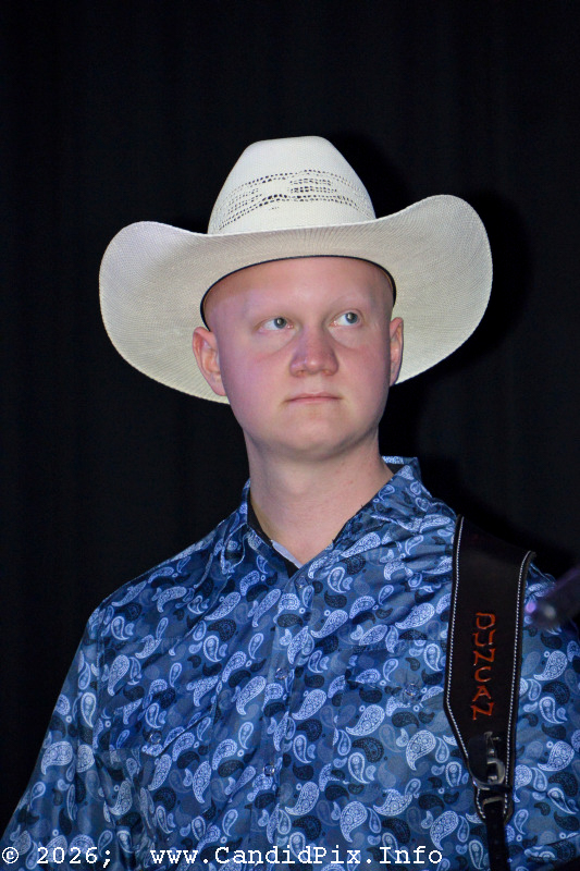 Duncan Stitt with Lorraine Jordan & Country Grass at the 2026 Jekyll Island Bluegrass Festival - photo © Bill Warren
