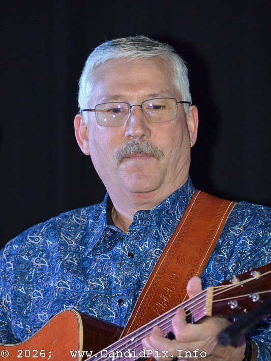 Allen Dyer with Lorraine Jordan & Country Grass at the 2026 Jekyll Island Bluegrass Festival - photo © Bill Warren