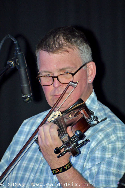 Chris Sexton with Nothin' Fancy at the 2026 Jekyll Island Bluegrass Festival - photo © Bill Warren