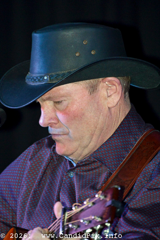 Curt Gaussman with Nothin' Fancy at the 2026 Jekyll Island Bluegrass Festival - photo © Bill Warren
