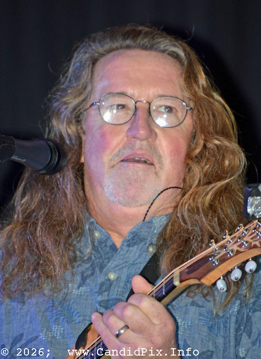 Mike Andes with Nothin' Fancy at the 2026 Jekyll Island Bluegrass Festival - photo © Bill Warren