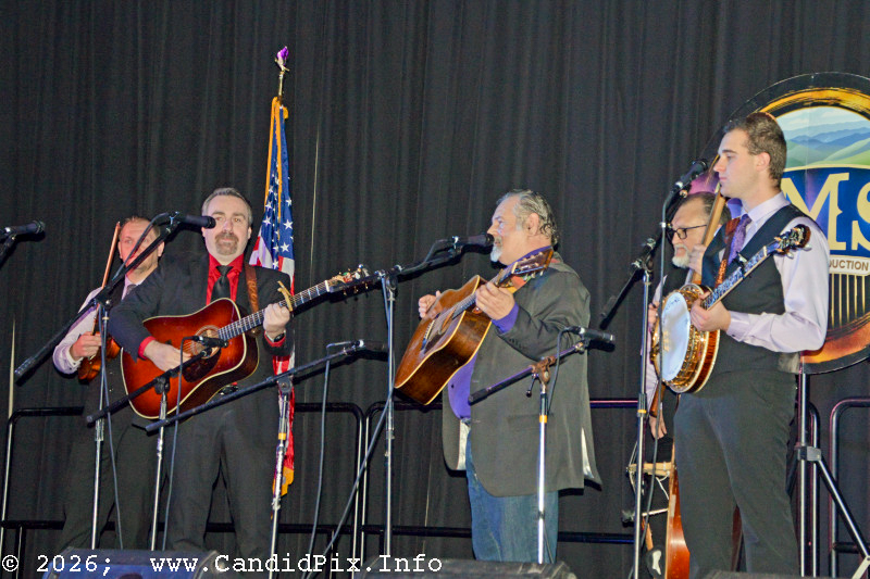 Lenny Centers joins Ralph Stanley II & The Clinch Mountain Boys at the 2026 Jekyll Island Bluegrass Festival - photo © Bill Warren