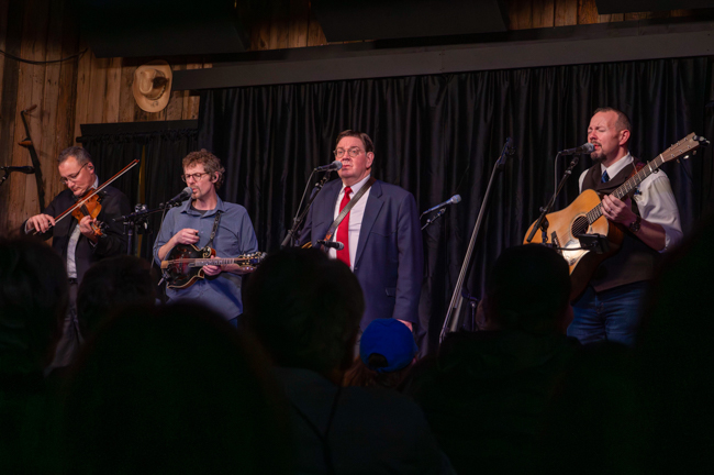 Joe Mullins & The Radio Ramblers' final performance at Meadowgreen Music Hal (10/10/26) - photo © Hallie Adams