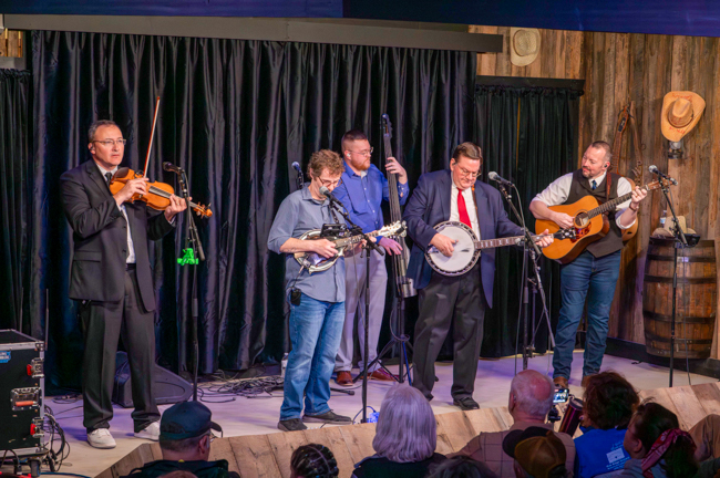 Joe Mullins & The Radio Ramblers final performance at Meadowgreen Music Hal (10/10/26) - photo © Hallie Adams