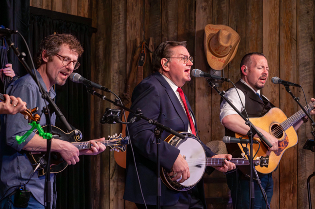 Joe Mullins & The Radio Ramblers' final performance at Meadowgreen Music Hal (10/10/26) - photo © Hallie Adams