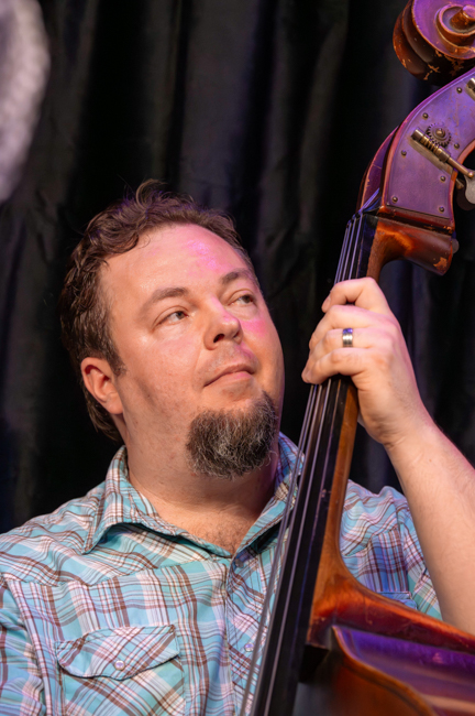Harold Nixon with The MeadowGreen Trio opening for Joe Mullins & The Radio Ramblers' final performance at Meadowgreen Music Hal (10/10/26) - photo © Hallie Adams
