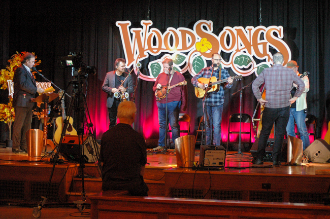 Southern Legacy sound checking for WoodSongs Old Time Radio Hour (2/9/26) - photo © Roger Black