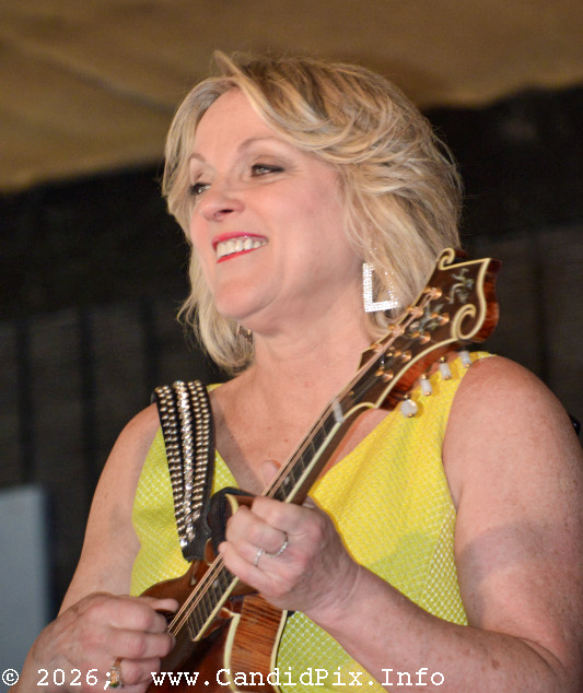 Rhonda Vincent with The Rage at the 2026 Palatka Bluegrass Festival - photo © Bill Warren