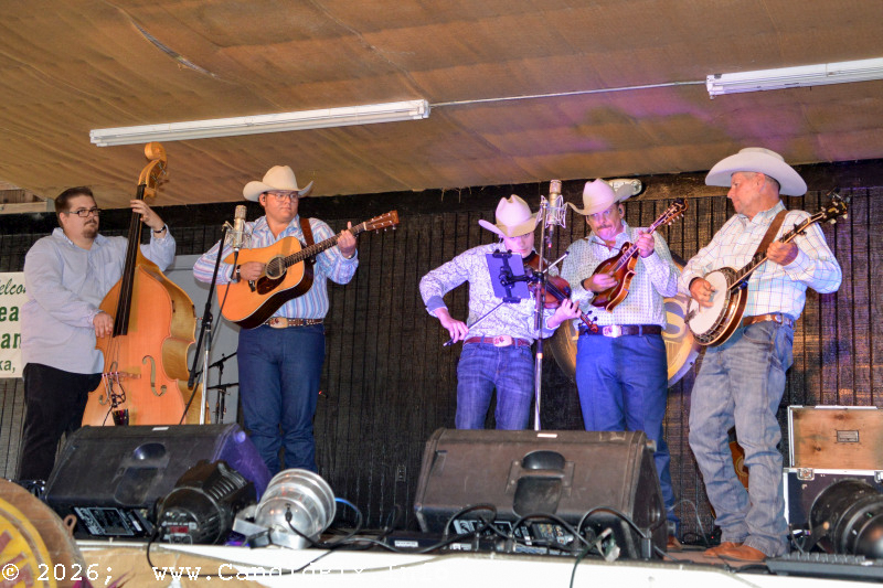 Ian Lane & Southern Flavor at the 2026 Palatka Bluegrass Festival - photo © Bill Warren