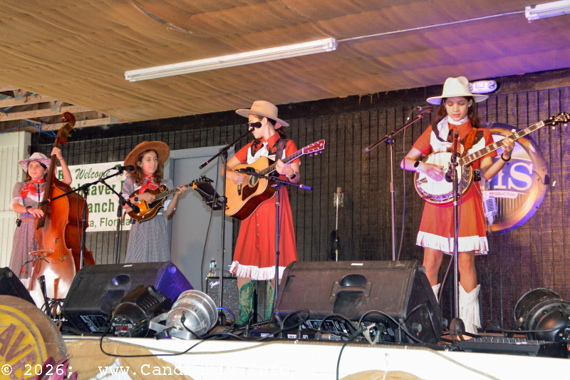 The Alaskan Sunnyside Sisters at the 2026 Palatka Bluegrass Festival - photo © Bill Warren