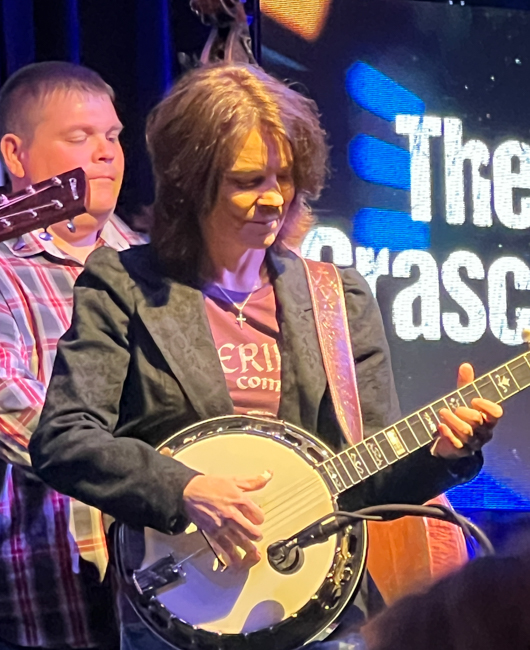 Kristin Scott Benson with The Grascals at Bluegrass First Class '26 - photo © Sandy Hatley