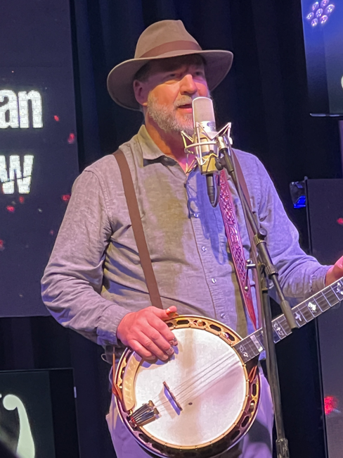 Barry Abernathy with Appalachian Road Show at Bluegrass First Class '26 - photo © Sandy Hatley