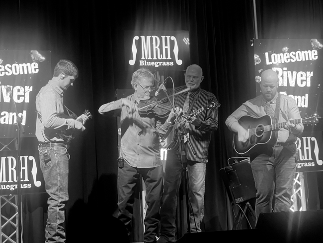 Lonesome River Band at Bluegrass First Class '26 - photo © Sandy Hatley