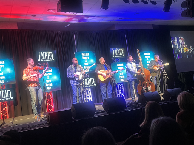 Russell Moore & IIIrd Tyme Out at Bluegrass First Class '26 - photo © Sandy Hatley