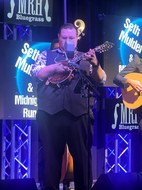 Seth Mulder & Midnight Run at Bluegrass First Class '26 - photo © Sandy Hatley