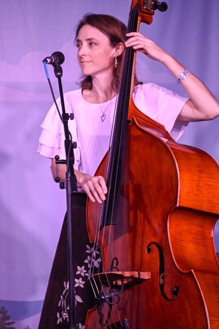 Anne Luna at the 2026 Midwinter Bluegrass Festival - photo © Kevin Slick