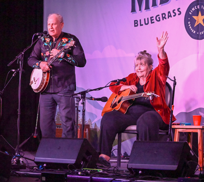 Pete and Joan Wernick at the 2026 Midwinter Bluegrass Festival - photo © Kevin Slick