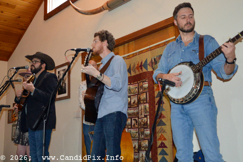 Nick Dumas & Branchline at Hollow Point Farm (2/22/26) - photo © Bill Warren
