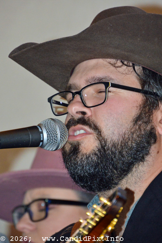 Nick Dumas with Branchline at Hollow Point Farm (2/22/26) - photo © Bill Warren