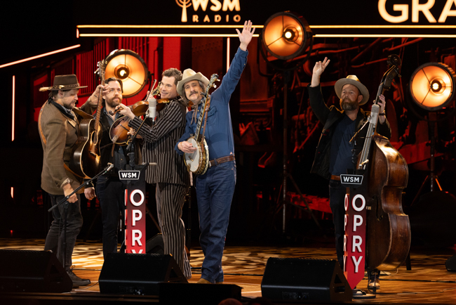 Old Crow Medicine Show on the Grand Ole Opry for the 25th Anniversary of the O Brother, Where Art Thou? soundtrack (2/28/26) - photo © Grand Ole Opry