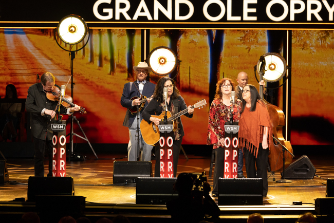 The Whites on the Grand Ole Opry for the 25th Anniversary of the O Brother, Where Art Thou? soundtrack (2/28/26) - photo © Grand Ole Opry