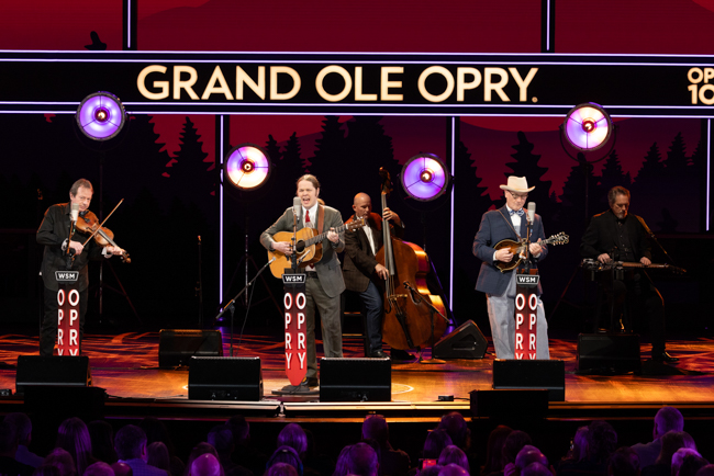 Billy Strings on the Grand Ole Opry for the 25th Anniversary of the O Brother, Where Art Thou? soundtrack (2/28/26) - photo © Grand Ole Opry