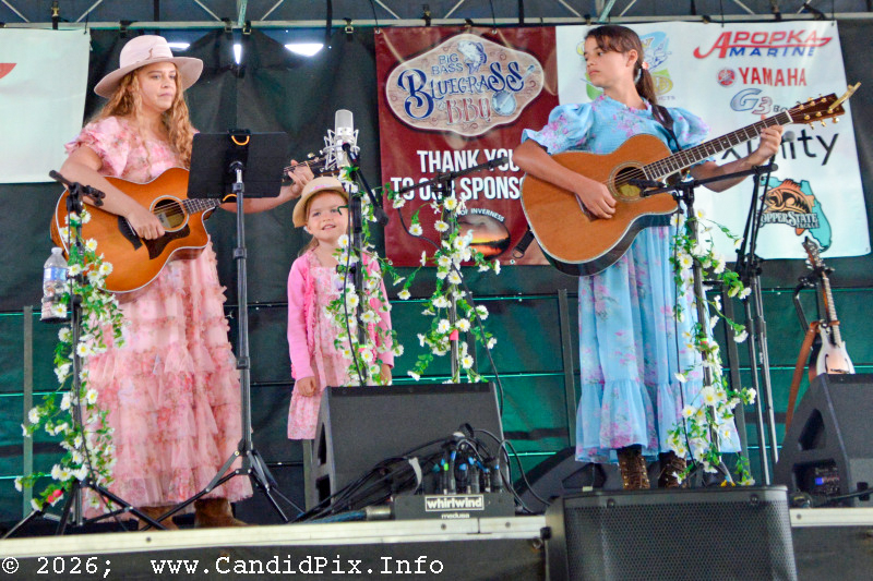 Ayres of Promise at the 2026 Big Bass Bluegrass & BBQ festival in Inverness, FL - photo © Bill Warren