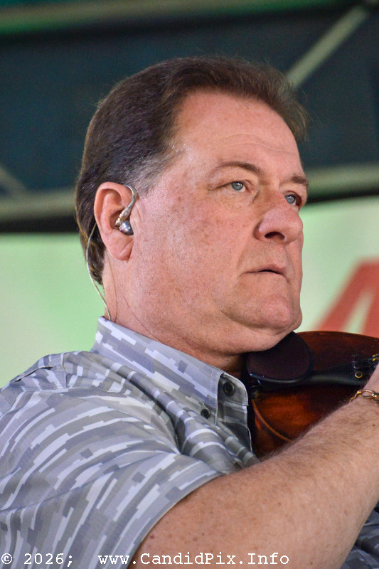 Steve Day with Fast Track at the 2026 Big Bass Bluegrass & BBQ festival in Inverness, FL - photo © Bill Warren