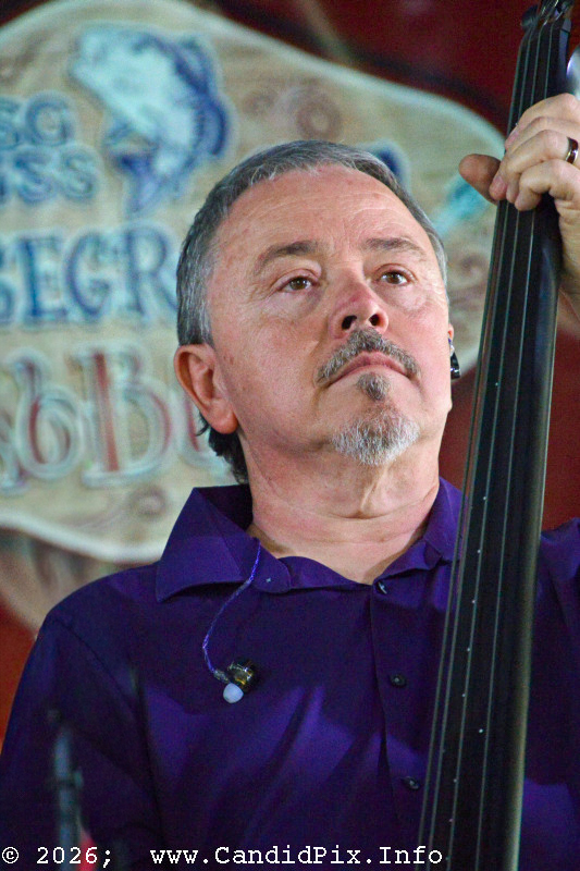 Randy Barnes with Fast Track at the 2026 Big Bass Bluegrass & BBQ festival in Inverness, FL - photo © Bill Warren